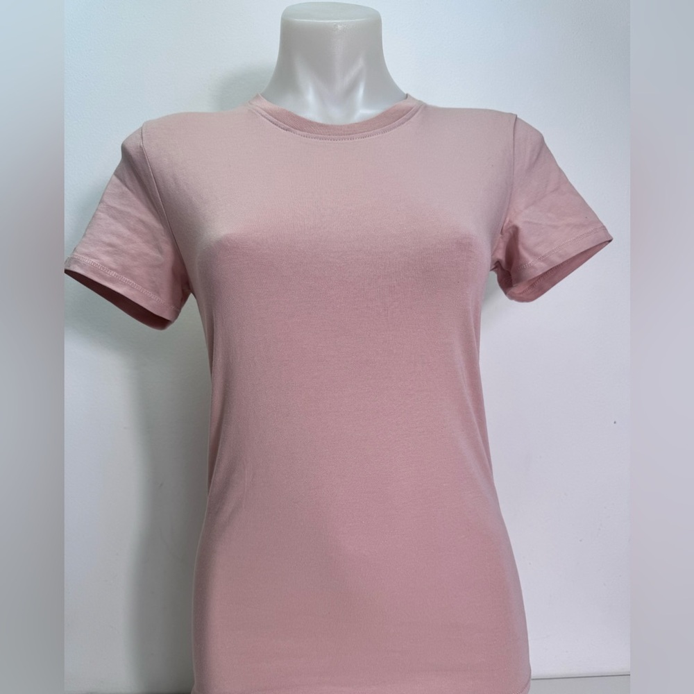 easy standard Blush Pink Women's Short Sleeve Tee Sz M NWT